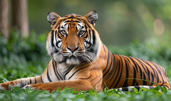 majestic bengal tiger